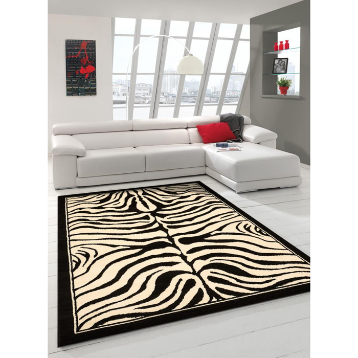 Tapis salon et chambre tissé motif animaux NOTE