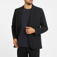 Blazer Tyron - coupe regular - noir
