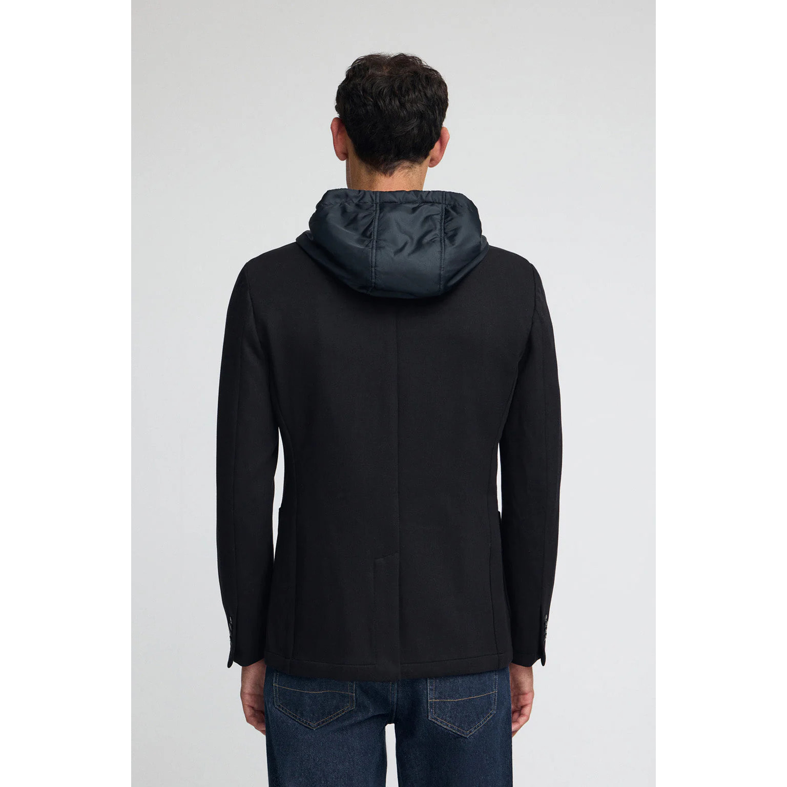 Blazer Harby blu marino con logo Polo Club