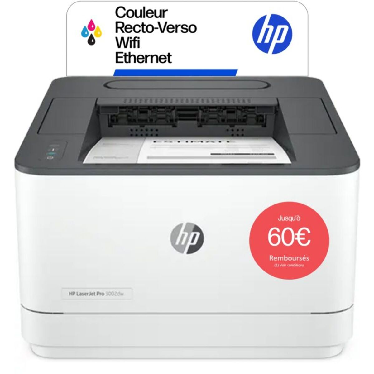 Imprimante laser HP LaserJet Pro 3002dw