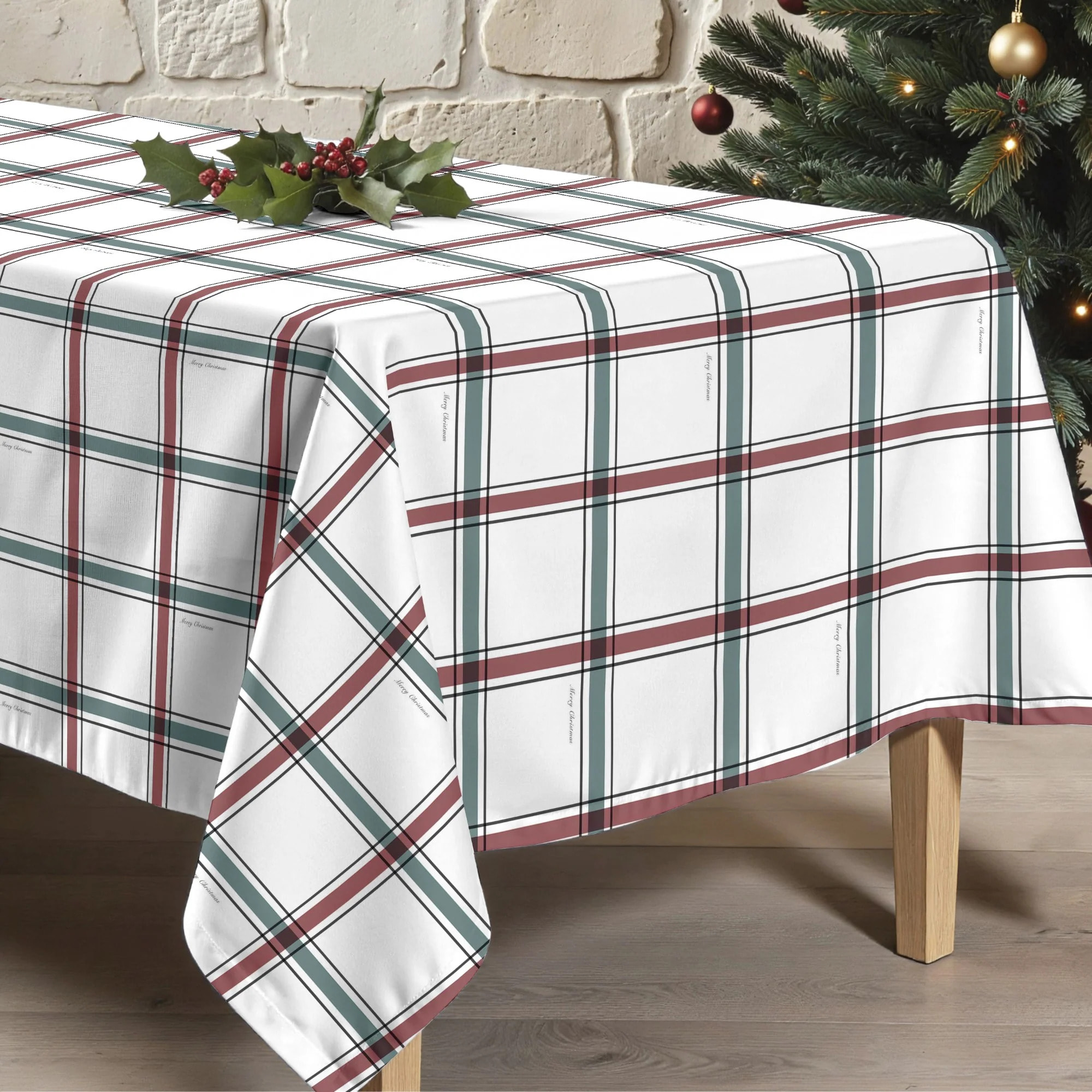 Nappe en résine Anti-tâches Elegant Christmas 4