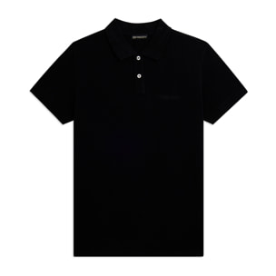 Polo Uomo Freddy in Piquet di Cotone con Logo Outline