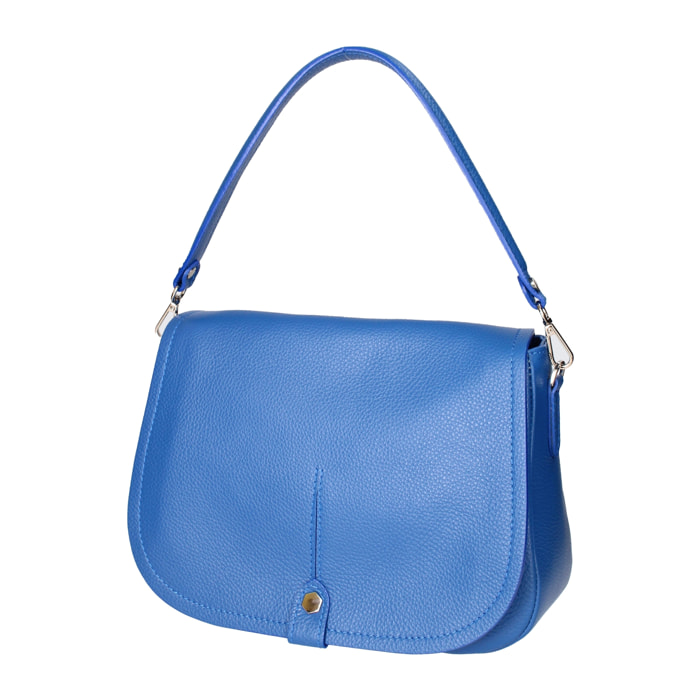 Borsa a spalla Sabina da donna In Vera pelle Made in Italy 29x20x11 cm