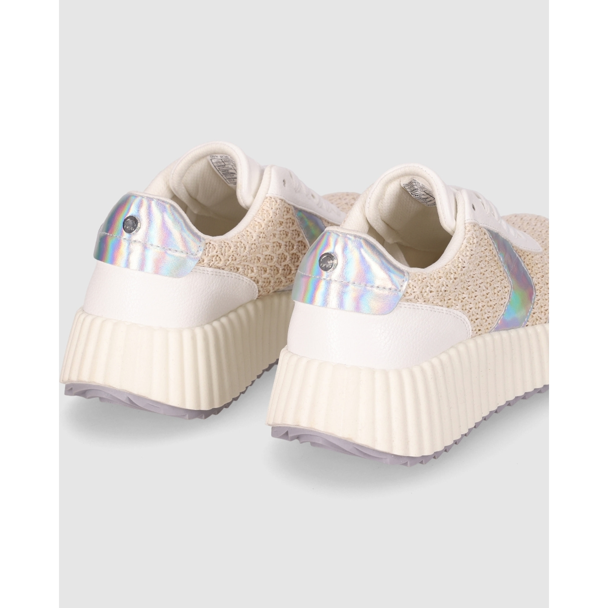 Deportivos - Blanco - Tacón: 3 cm