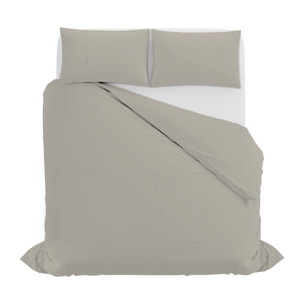 PARURE COPRIPIUMINO ELEGANT MADE IN ITALY MICROFIBRA- GRIGIO MATRIMONIALE