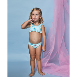 BIKINI FLOR AZUL GRANDE TIRANTE Y LACHO ANCHO