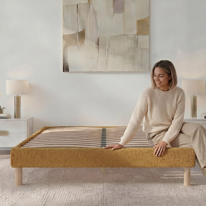 Sommier en Kit | 2 Places | laine bouclée