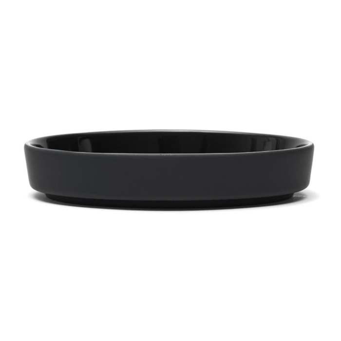 Evolution porte-savon en céramique, noir (SATDFEEL39CE)