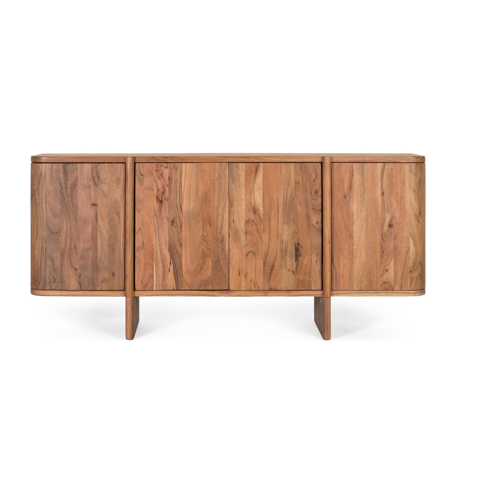 Aparador de Madera de Acacia Estilo Rústico Moderno
