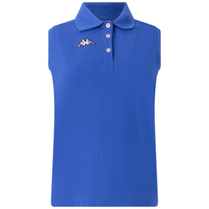 Polo Shirts Kappa Donna Logo Tennis Wws Slim Blu