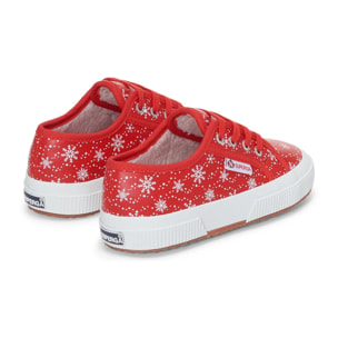 Le Superga Bambino/A Rosso 2750 KIDS VEGAN MATERIAL SNOWFLAKES