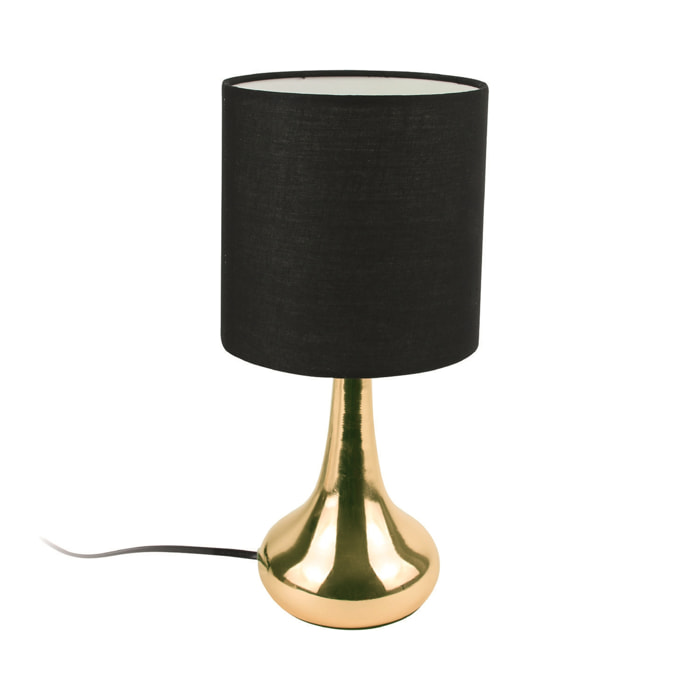 Lampe Touch Dore Noir