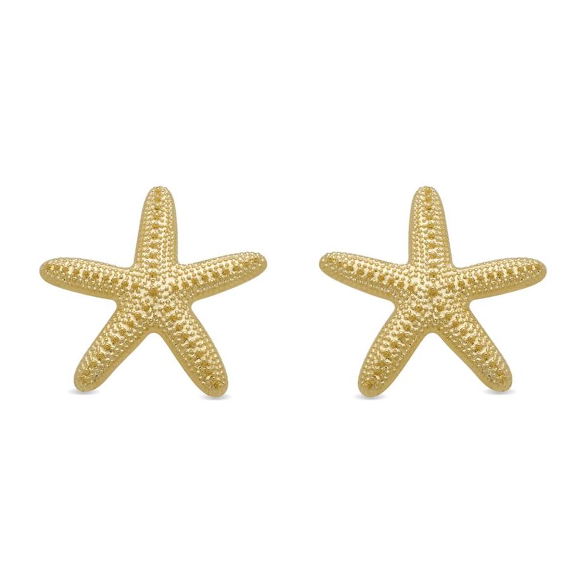 Pendientes Lux by Lux acabadoss en oro amarillo 18K