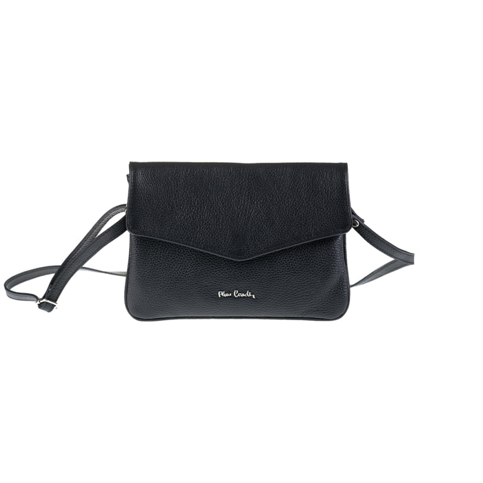 Borsa a tracolla da donna Made in Italy - Modello Seraphina Lux - 100% pelle - 26.0 x 18.0 x 4.0 cm