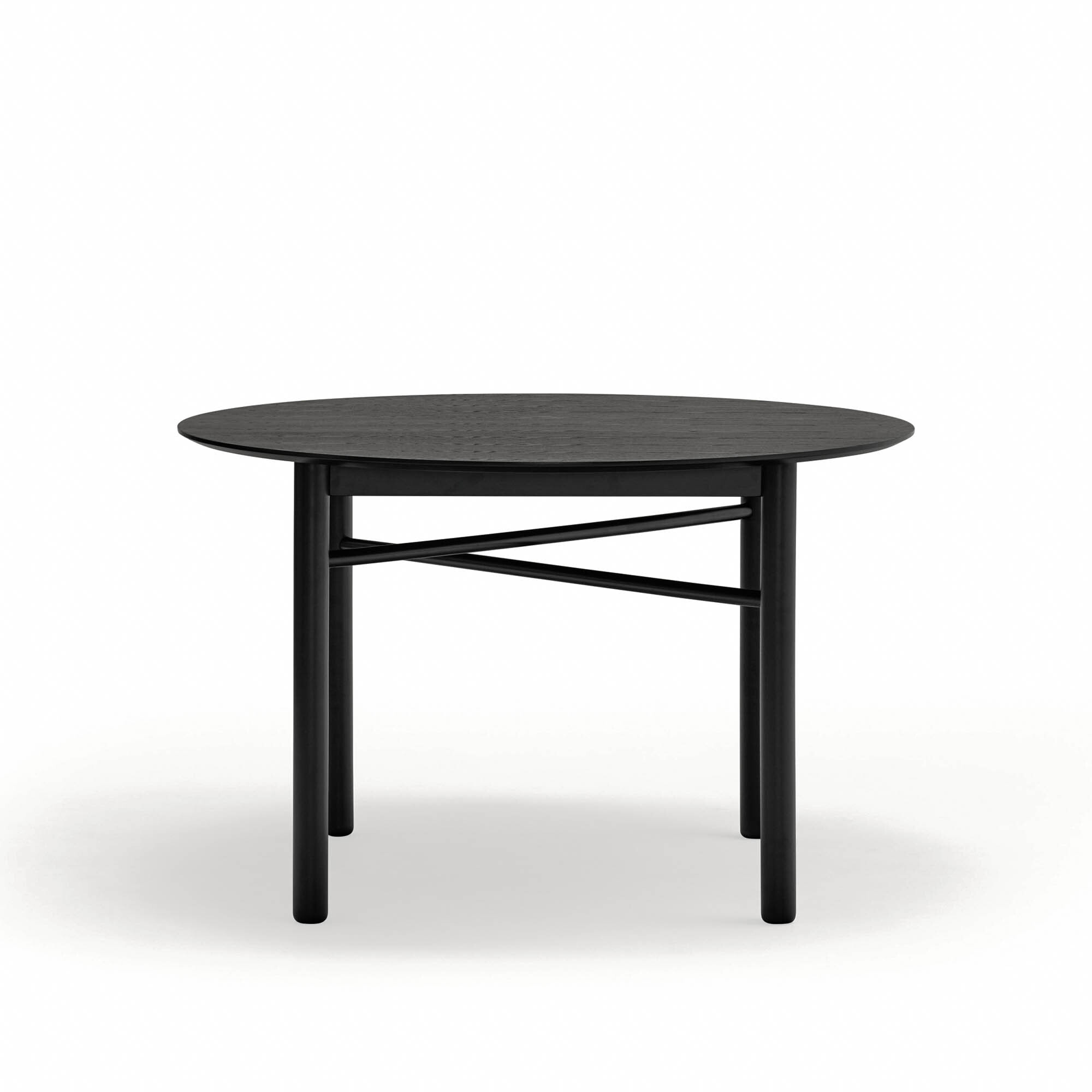 Mesa redonda Junco 120cm negro