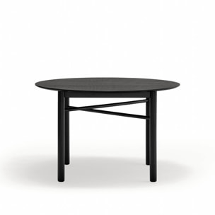 Mesa redonda Junco 120cm negro