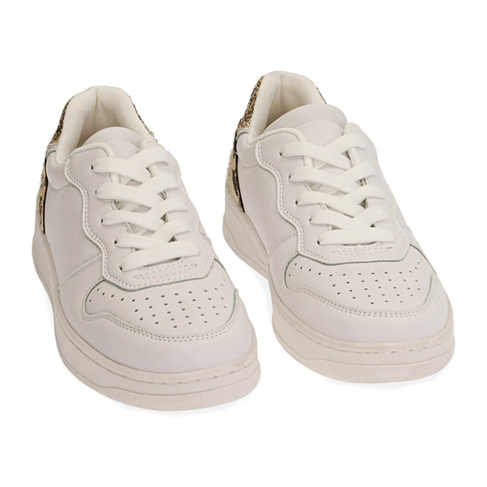 Sneakers bianco/oro