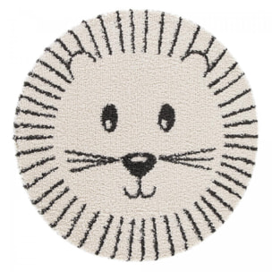 Tapis enfant tissé motif animaux NEGU