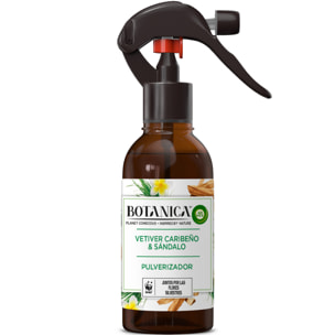 Botanica by Air Wick, pulverizador, aroma Vetiver Caribeño y Sándalo