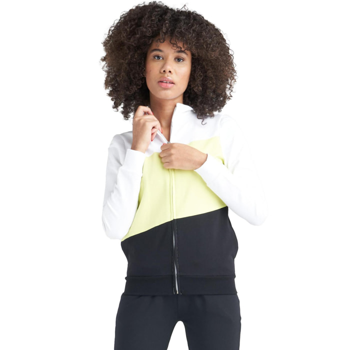 Tuta donna con collo alto e zip linea Live in Colors