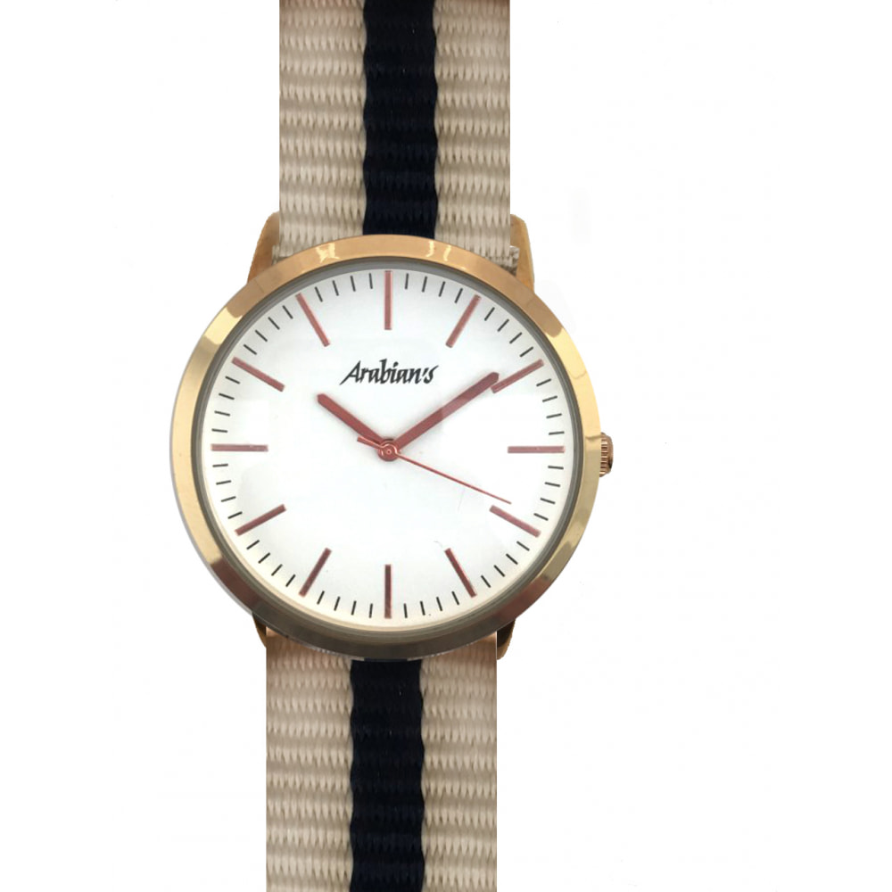 Reloj Arabians DPP2197B Unisex Analogico Cuarzo con Correa de Textil