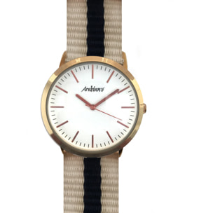 Reloj Arabians DPP2197B Unisex Analogico Cuarzo con Correa de Textil