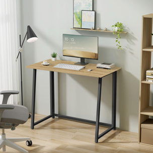 Scrivania per Computer Max 1.0 Rovere Artisan e Acciaio