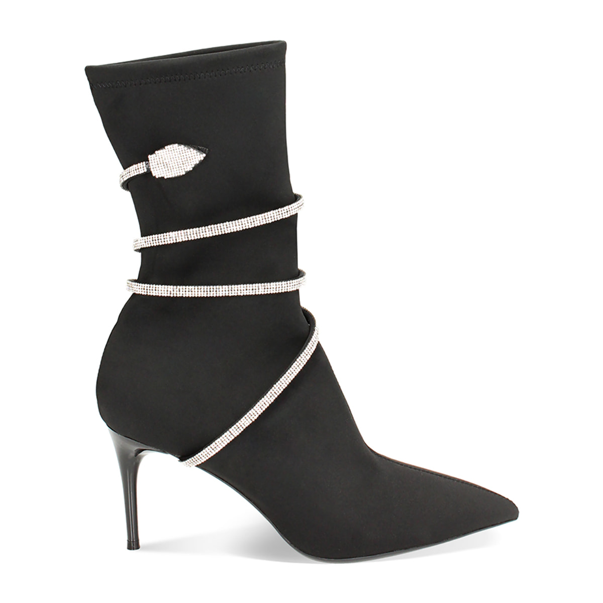 Botines negros de lycra