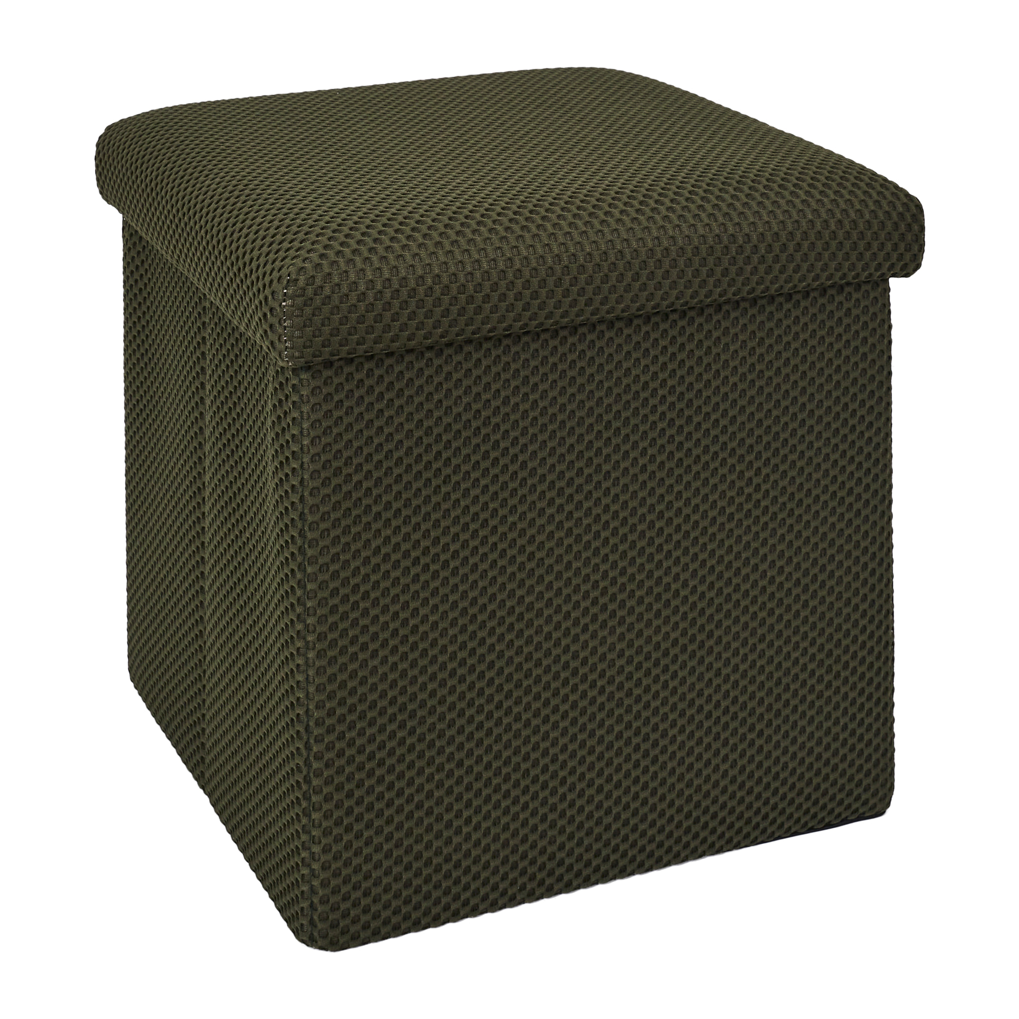 Coffre Pouf Pliable Atome Kaki