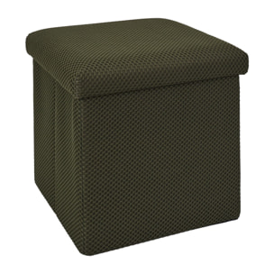 Coffre Pouf Pliable Atome Kaki