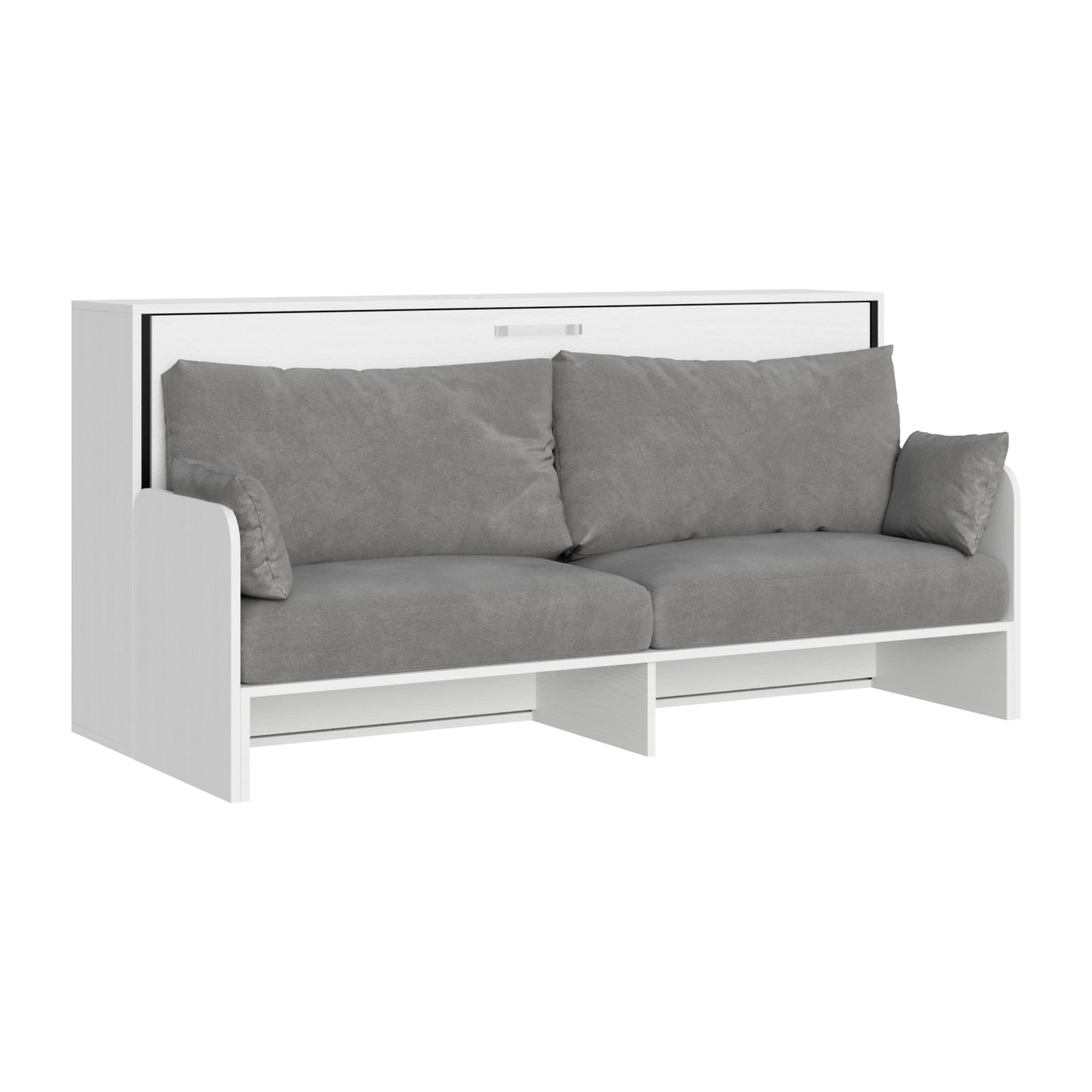 Cama abatible individual horizontal Kando Sofà Fresno Blanco -ALESSIA 20