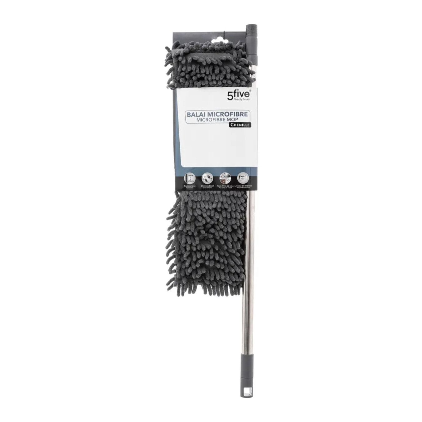 Balai télescopique microchenille