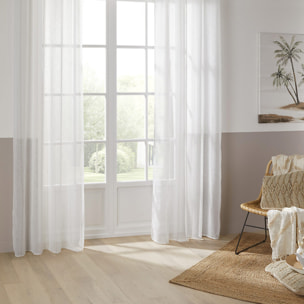 Voilage "Nata" blanc 140x240cm