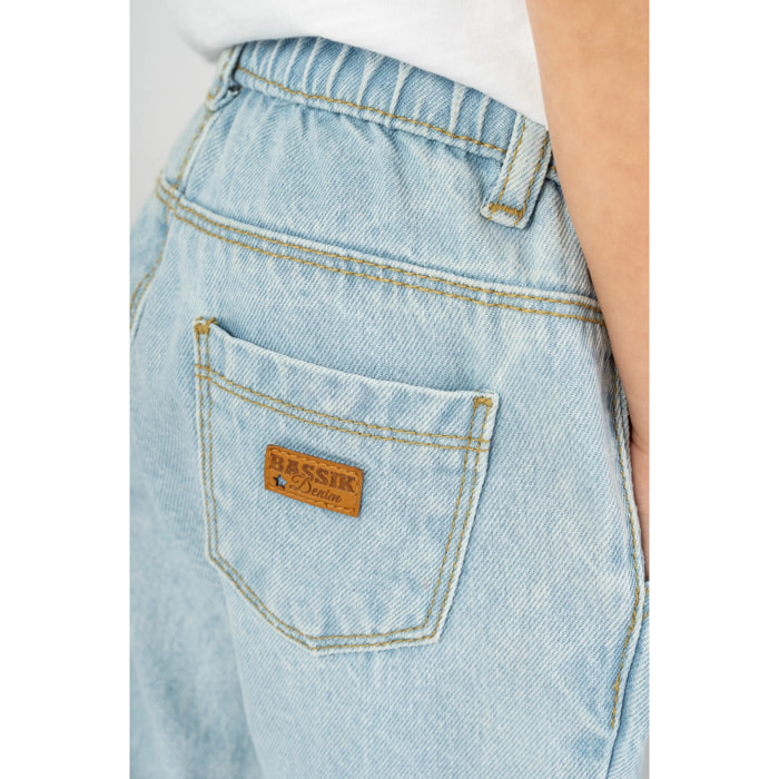 Pantaloni Da Bambino In Denim