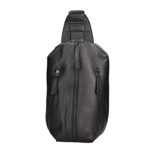 Borsa a tracolla da uomo Made in Italy - Modello Umbria Elite - 100% pelle - 39.0 x 18.0 x 10.0 cm