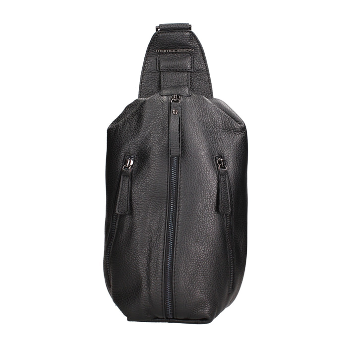 Borsa a tracolla da uomo Made in Italy - Modello Umbria Elite - 100% pelle - 39.0 x 18.0 x 10.0 cm