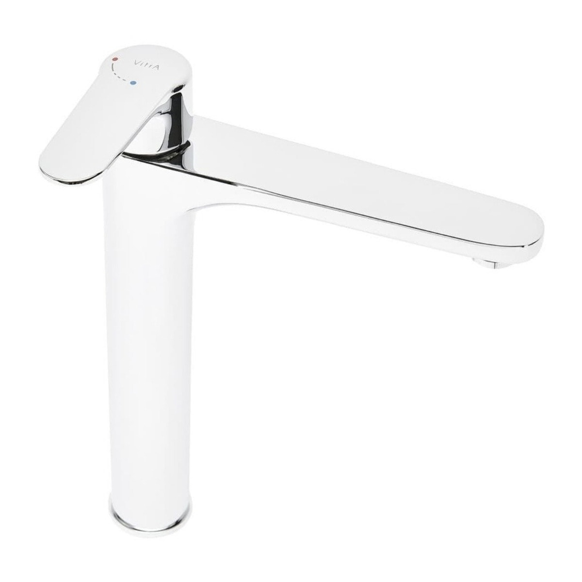 VitrA Root Round BluEco mitigeur lavabo haut sans bec chrome A42707BE