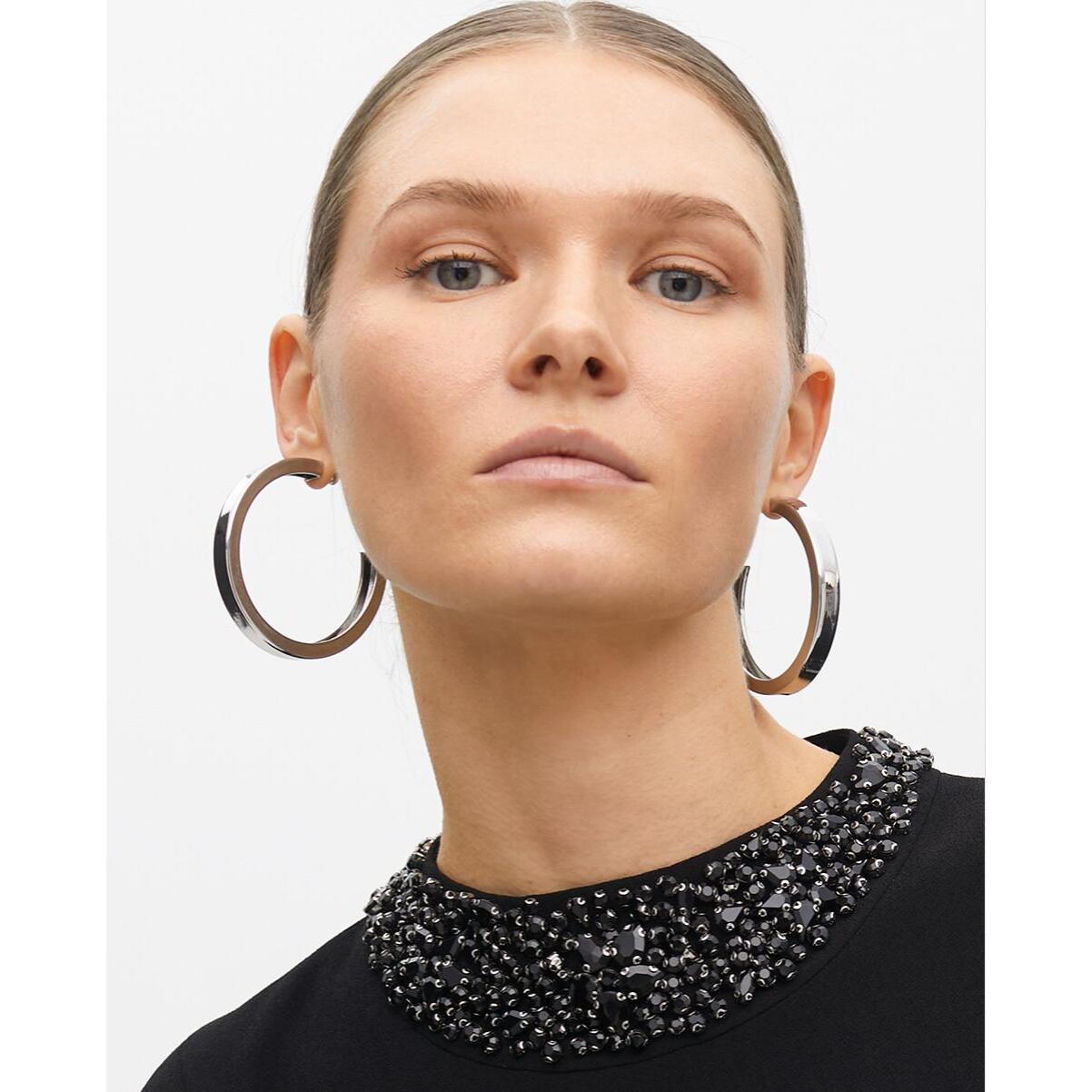 Abito Manica Mantello Collo Gioiello