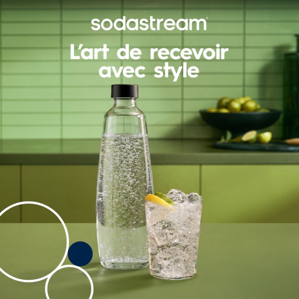 Bouteille SODASTREAM Carafe Verre 1L DUO