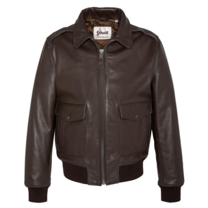 LCFLYW22 PILOT JACKET COW NAKED 184 Marrone