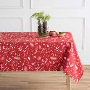 Nappe anti-tâches 100% coton FAMILY ROJO