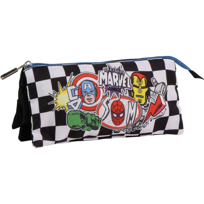 Estuche Portatodo 3 Compartimentos Avengers
