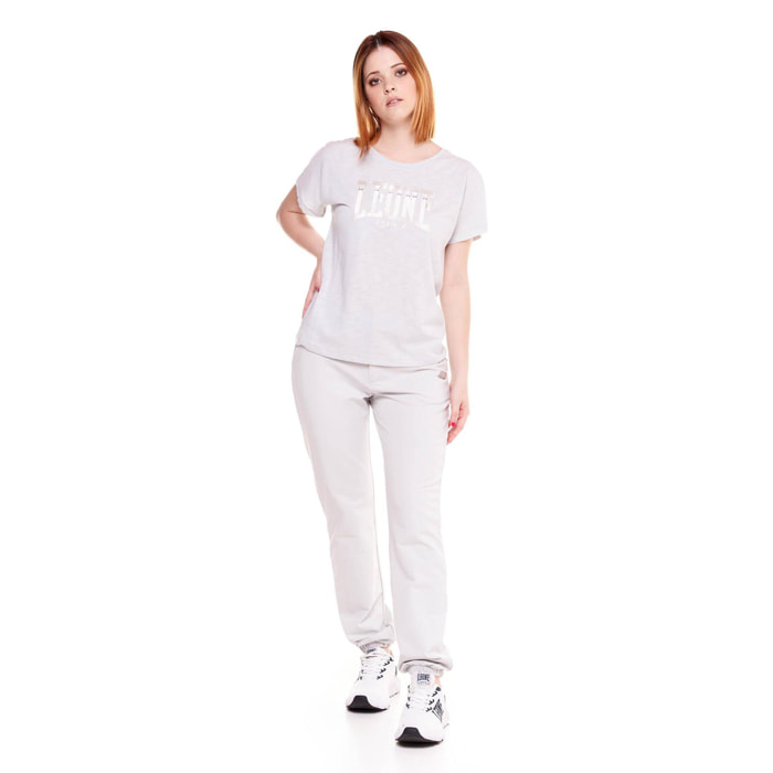 T-Shirt big logo da donna Cristal Shine