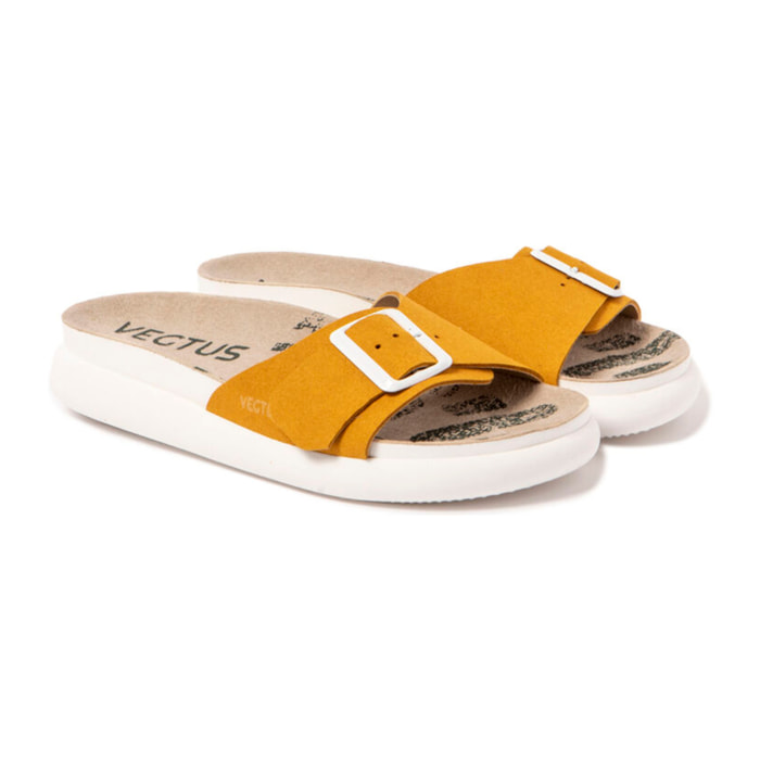 Chanclas para Mujer - VEGTUS Thar Mostaza