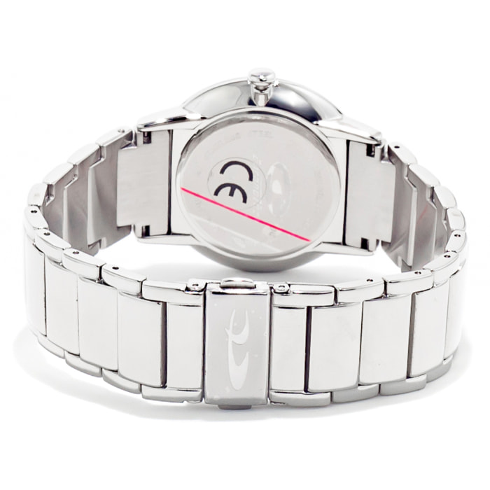 Reloj Chronotech CT7325L-03M Mujer Analogico Cuarzo con Correa de Acero