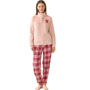 Pigiama donna coral articolo cuore. Noidinotte