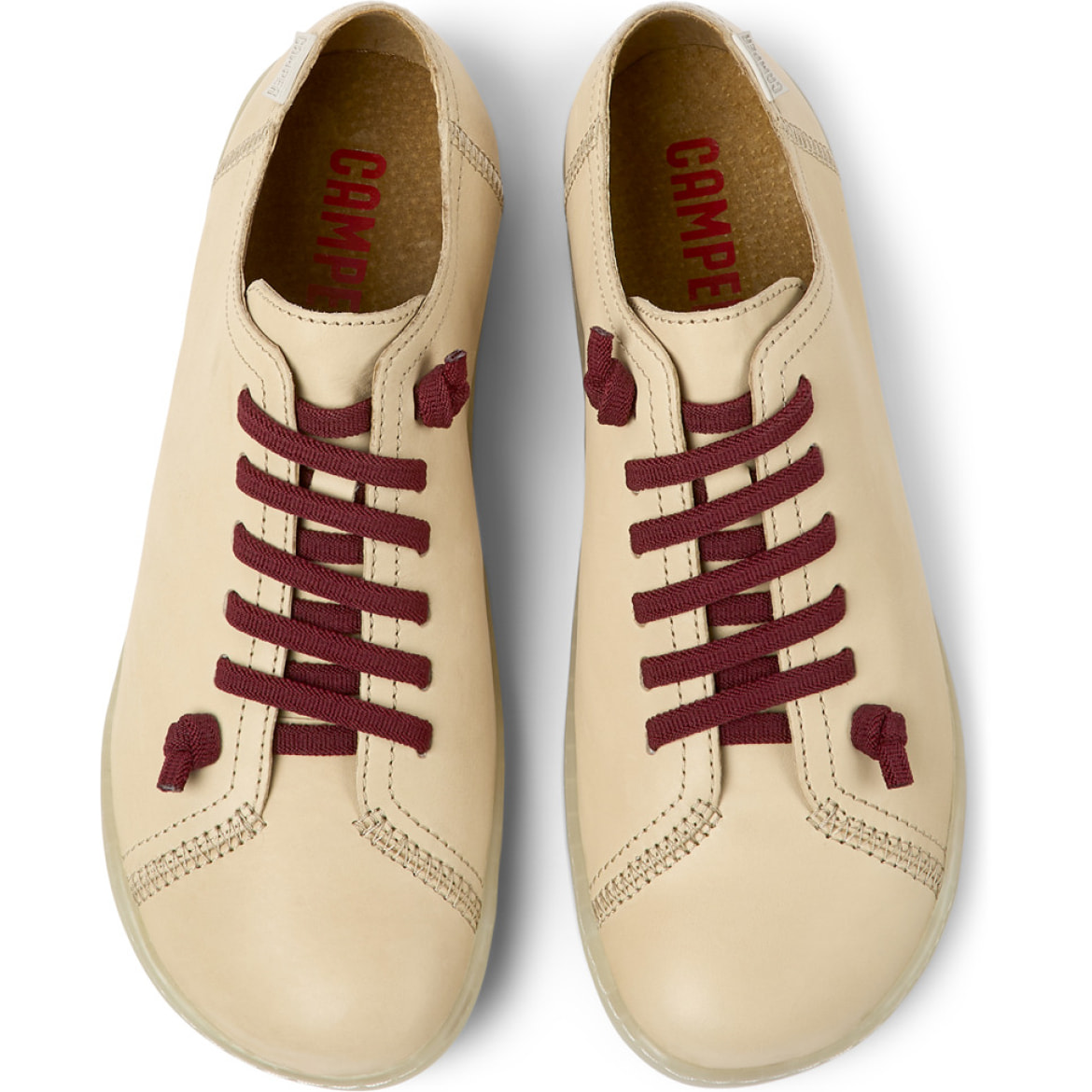 CAMPER Peu Cami - Zapatillas Sneakers Beige Mujer