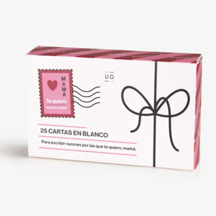 Cartas en blanco "Razones por las que te quiero mamá"