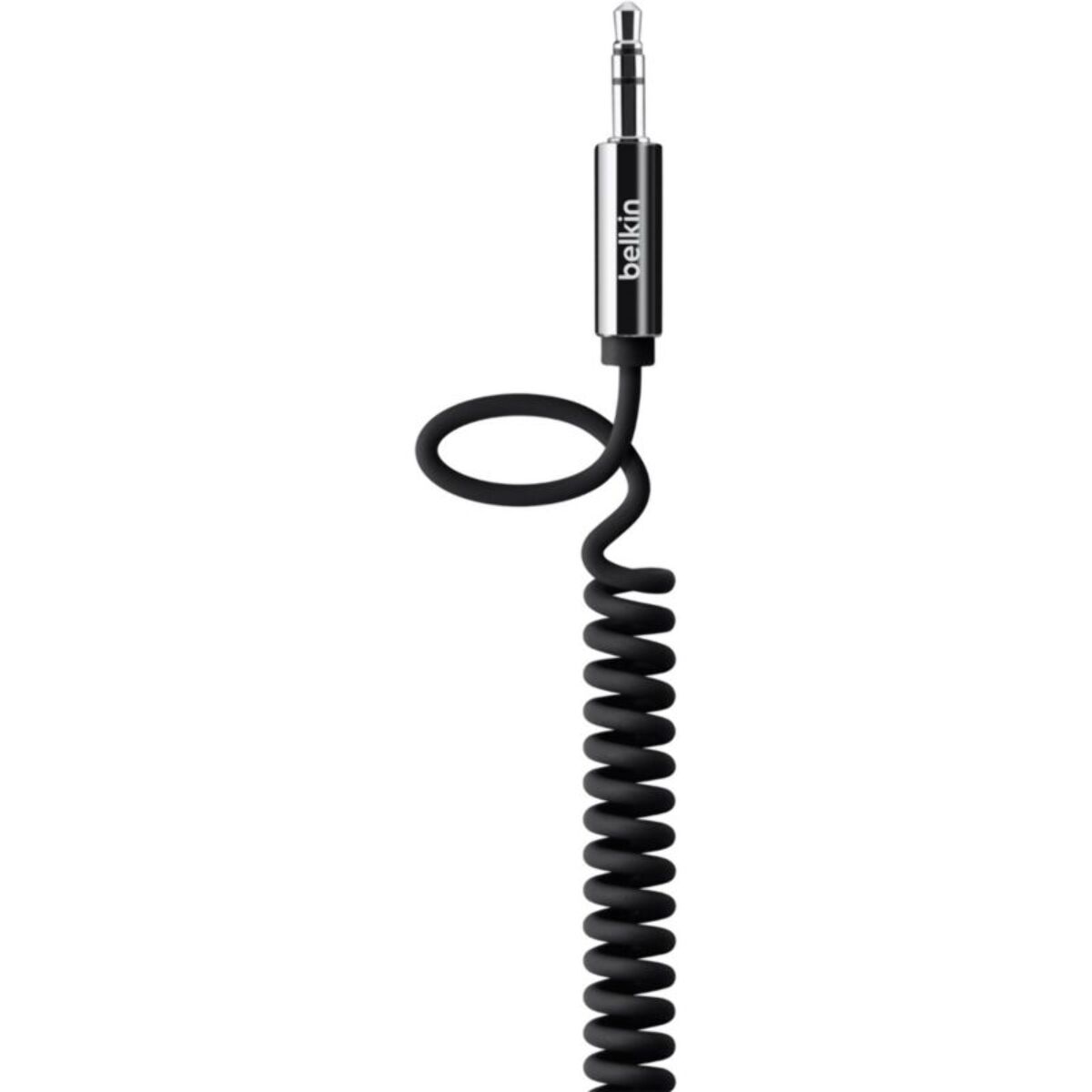 Adaptateur Jack BELKIN Jack 3.5mm spirale noir - 1M80