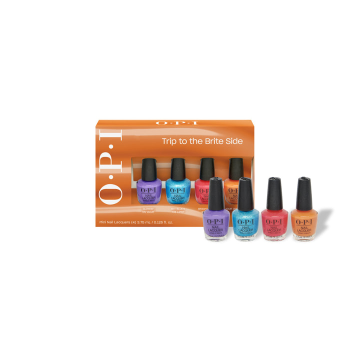 Nail Lacquer - Coffret de 4 minis vernis à ongles (3,75 ml) - Vernis à ongles tenue jusqu'à 7 jours
